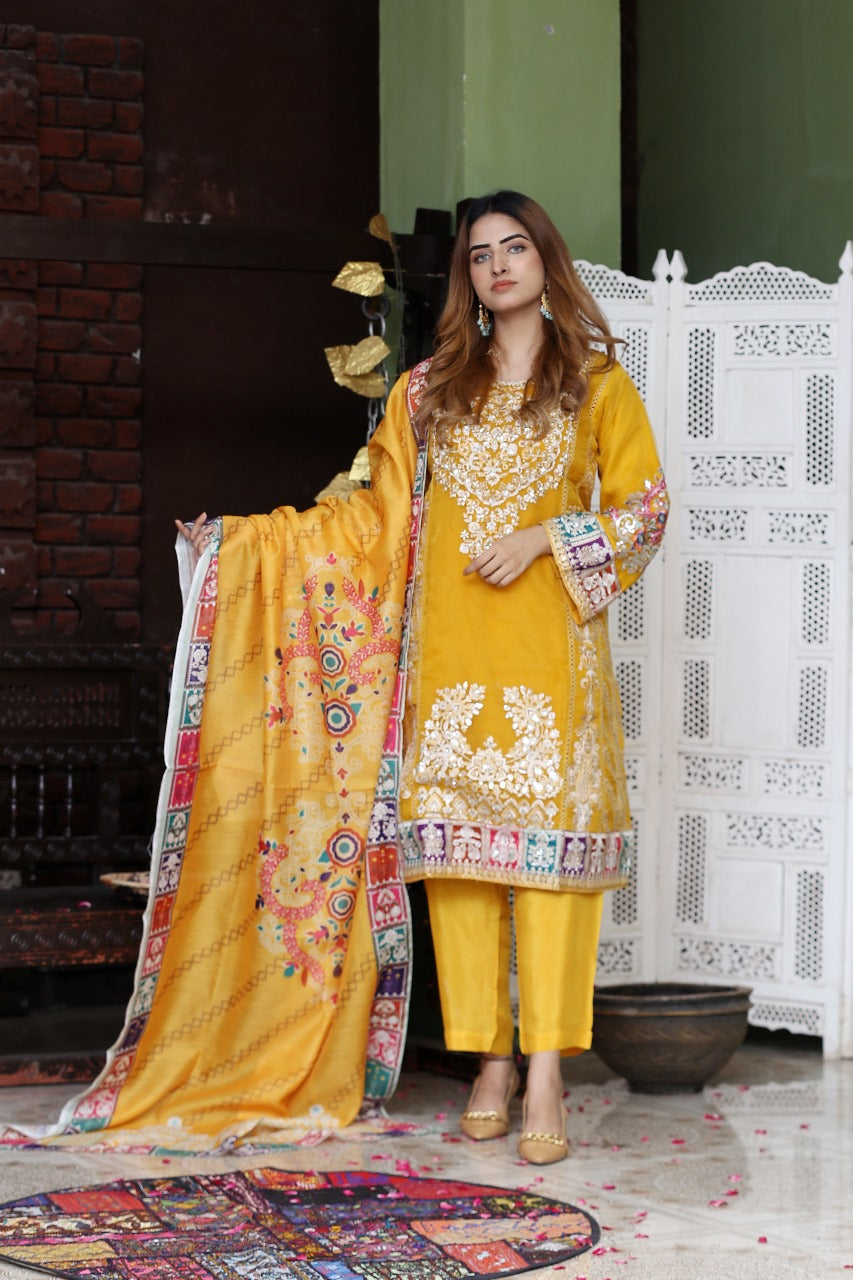 Organza 3pc Suits
