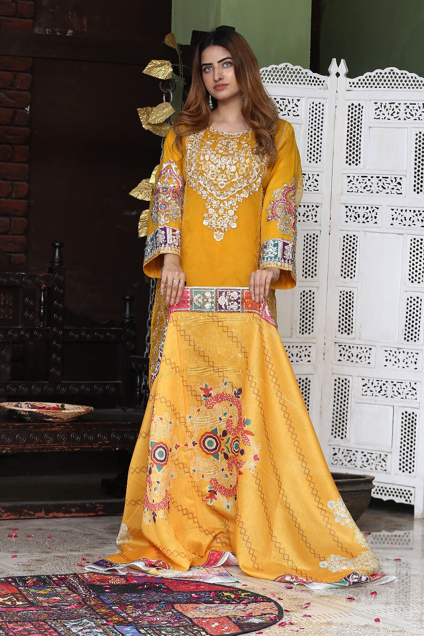 Organza 3pc Suits