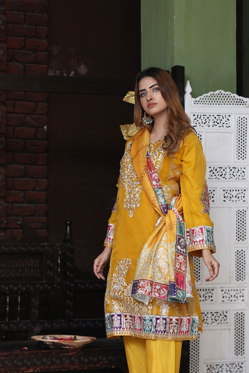 Organza 3pc Suits