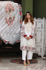 EMBROIDERED STITCHED 3 PCS V